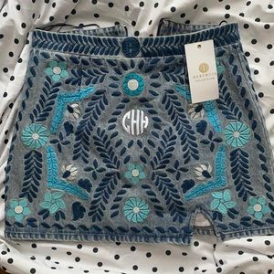 brand new herencia collection skirt